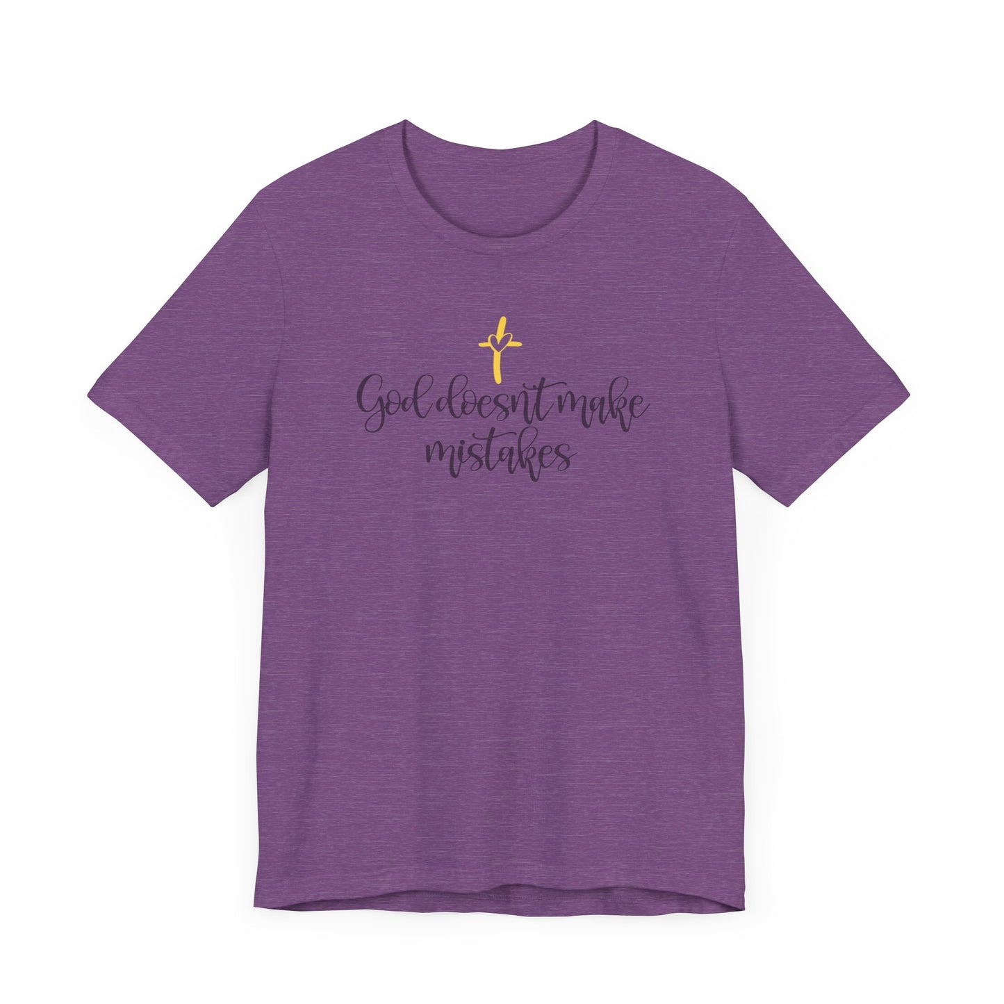 God Doesn't Make Mistakes T-Shirt, Christian T Shirt, Blessed Shirt, Religious Shirt, Good Vibes, Christ Jesus Shirt, Jesus Loves T-Shirt