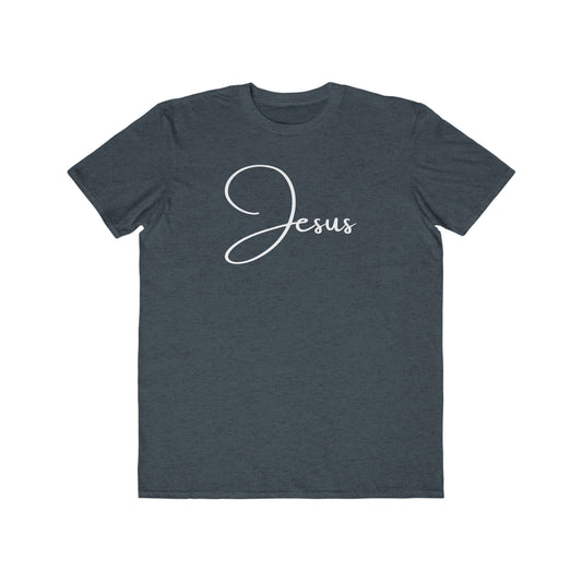 Jesus Script Men's Lightweight Fashion Tee