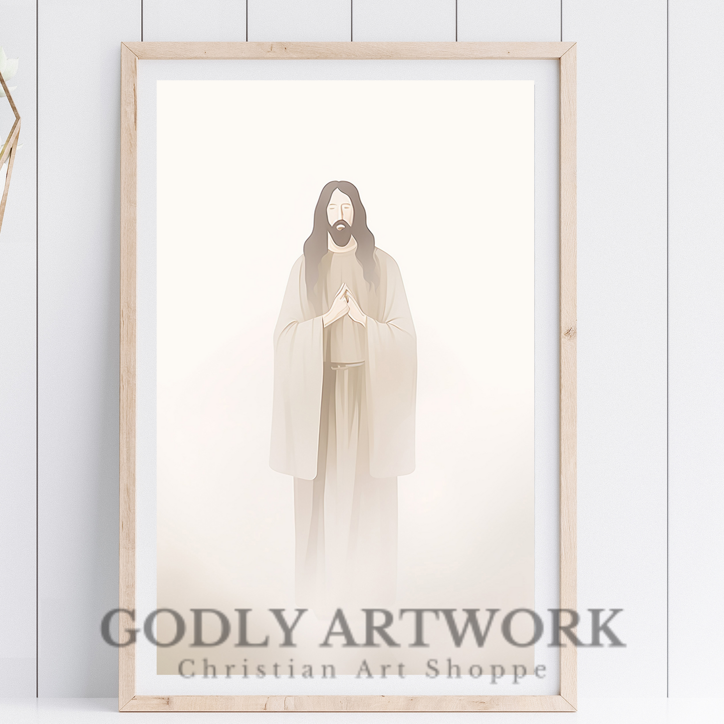 Jesus Minimalist Wall Art | Wall Decor | Christian Artwork Minimalist Art | Digital Download | Printable